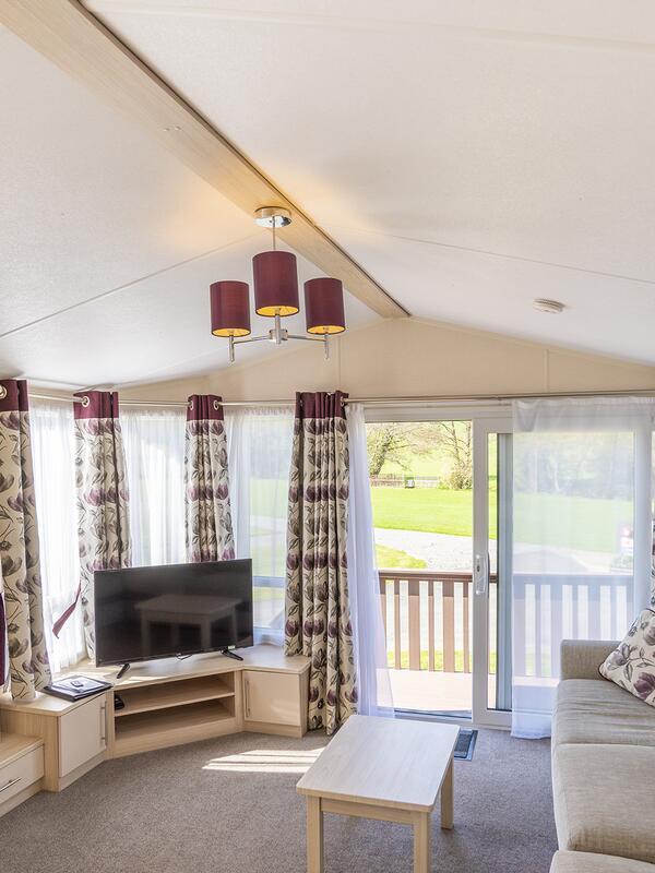 Open plan self catering holiday lodge