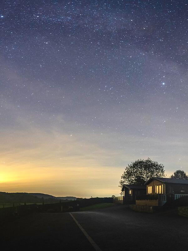 Starry night photograph taken at Rockbridge