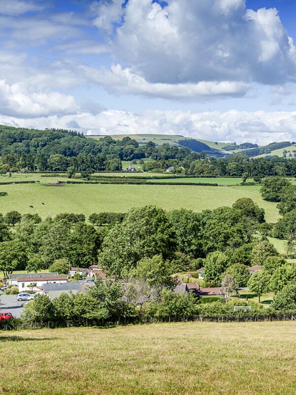 Rockbridge Park in the hills by Presteigne Wales.