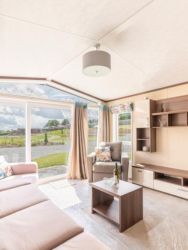Pemberton Rivington for sale at Rockbridge Park 5 star caravan park, Wales - lounge photo
