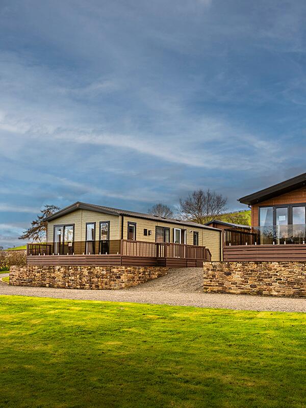 Blue skies and Welsh hills at Rockbridge Park