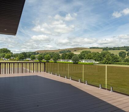 Radnorshire Hills and Offa's Dyke across the Lugg Valley, Rockbridge Park