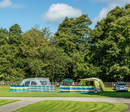 Riverside touring and camping at Rockbridge Park, Wales
