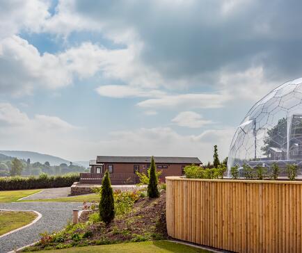 Luxury lodges and holiday homes for sale at Rockbridge Retreat, Wales. Photo of the Retreat