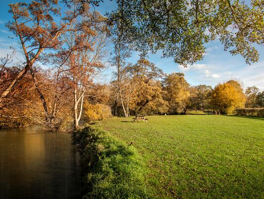 Riverside camping ground at Rockbridge Park