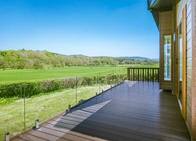 5 Star caravan park in Wales - view from holiday home photo