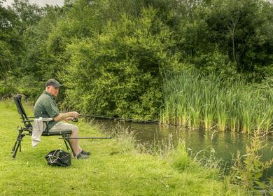 Fishing at Rockbridge Park photo