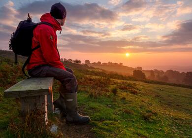 luxury holiday lodges for sale in Wales - National Trust, Bradnor Hill, Kington, Wales photo