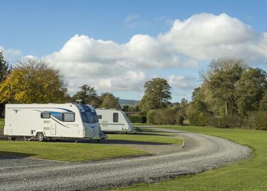 5 Star touring site seasonal pitches in Mid Wales photo