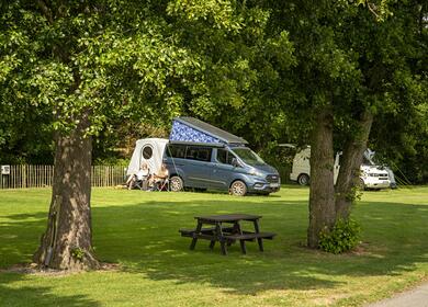 5 Star touring site motorhome pitches in Mid Wales photo
