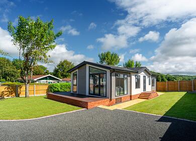 Residential park homes for sale in Wales.
