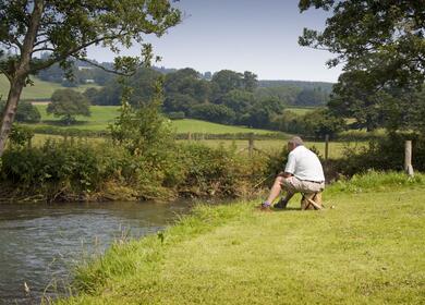 Fishing at Rockbridge Park photo