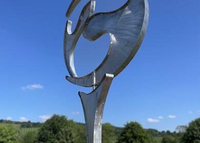 'Ripples' Will Carr sculpture at Rockbridge - photo