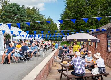 Bar and restaurant on 5 Star holiday park, Pearl Lake, Herefordshire