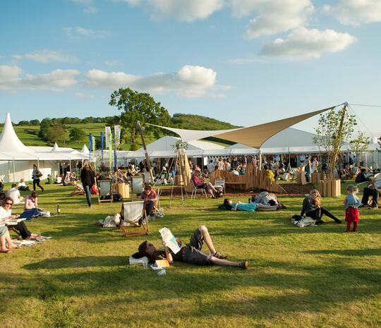 Hay festival near Discover Parks