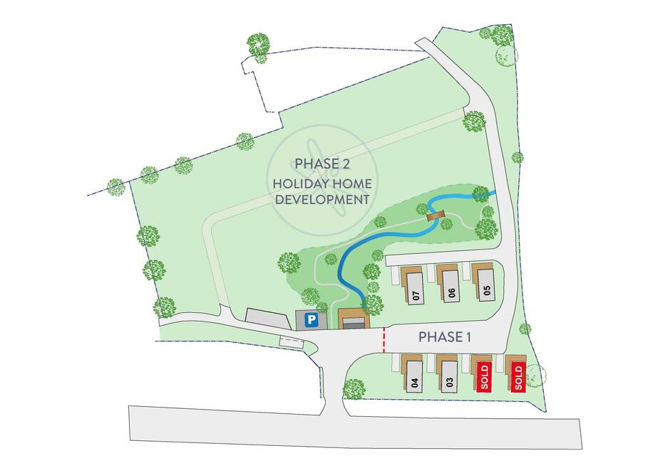 The Retreat - Luxury holiday lodges for sale at Rockbridge Park, Wales Luxury holiday lodges for sale in Wales - map