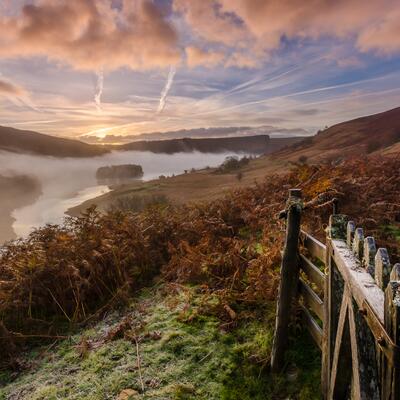 Beautiful mid Wales countryside