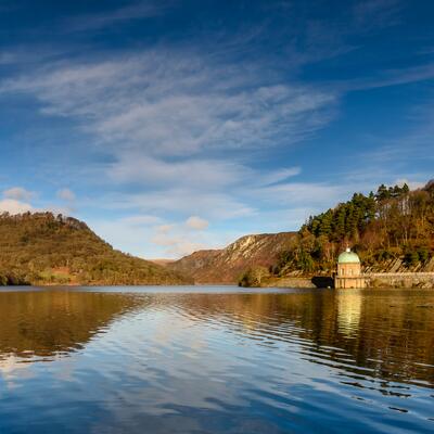 Beautiful mid-wales scenery
