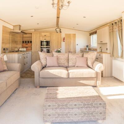 new caravan holiday home interior 5 star caravan park mid wales