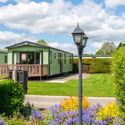 ABI Beverley for sale at Arrow Bank Country Holiday Park, Herefordshire. Exterior photo