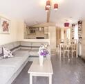 Self catering caravan holidays 5 star holiday park Wales living area photo