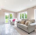 Tingdene Lamport residential park home for sale at Rockbridge Park - lounge photograph