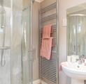 Tingdene Lamport residential park home for sale at Rockbridge Park - en-suite shower room photograph