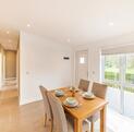 Luxury Cosgrove Lodge residential park home for sale in Wales. Dining area photo