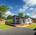 Prestige Residence park home for sale at Rockbridge Park, Wales. Exterior photo